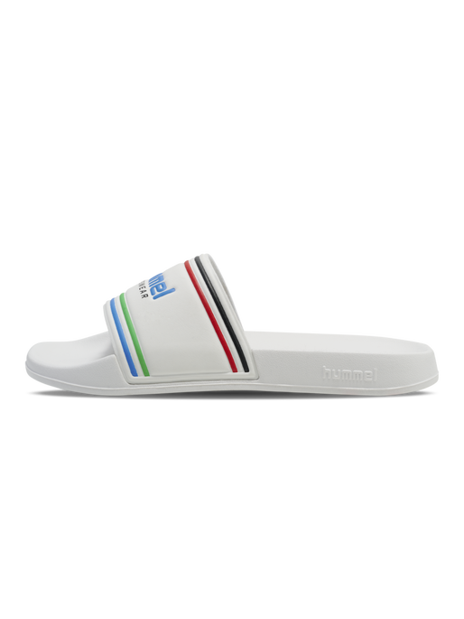 POOL SLIDE RT, WHITE/MULTICOLOR POOL SLIDE RT, WHITE/MULTICOLOR, packshot