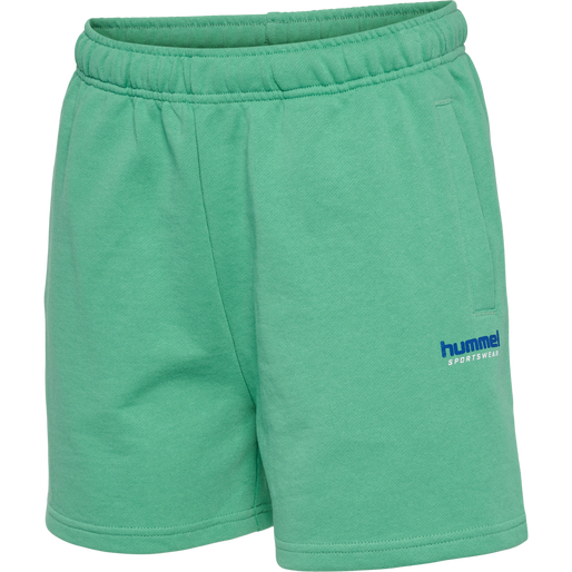 hmlLGC SHAI SHORTS, GREEN SPRUCE, packshot