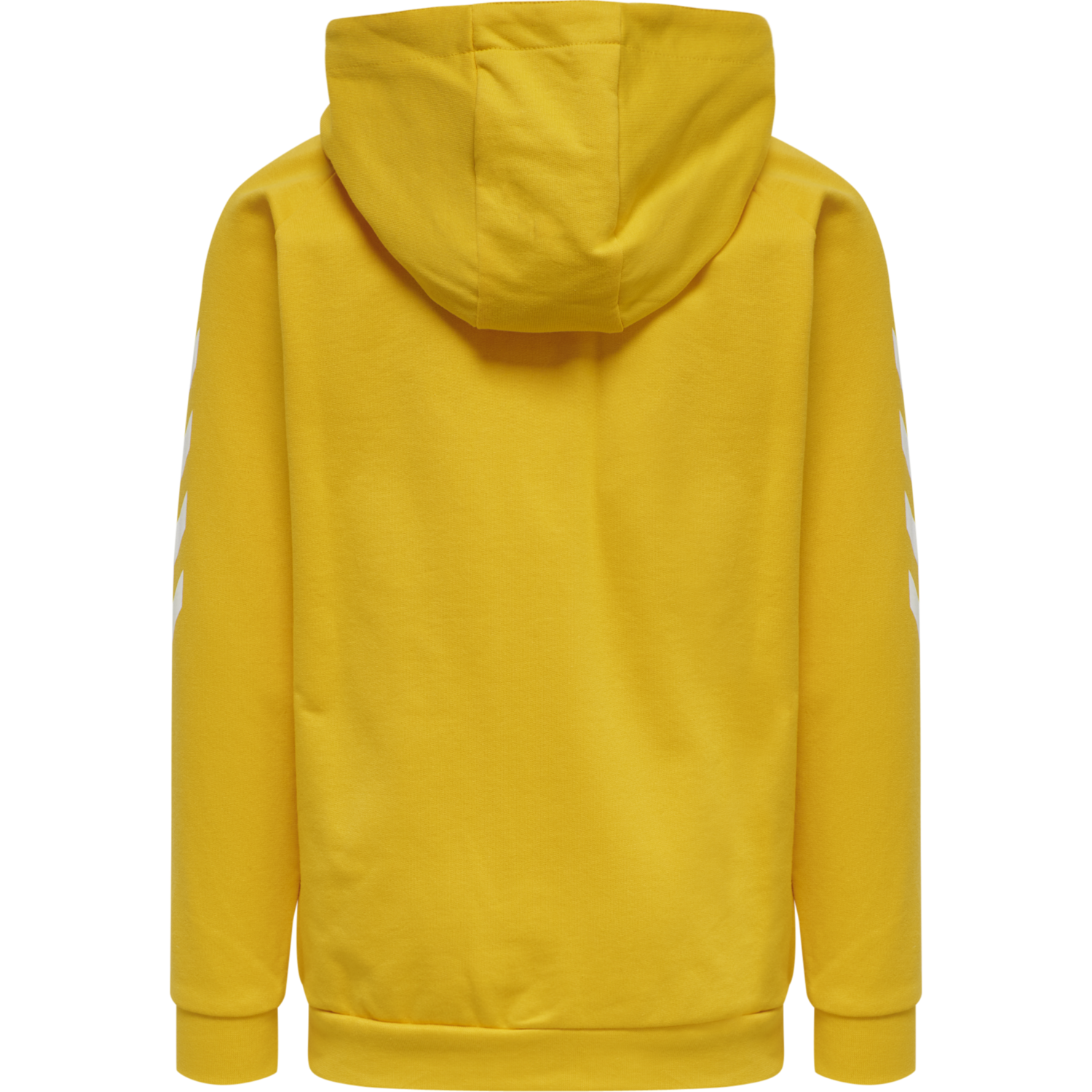 HMLGO KIDS COTTON ZIP HOODIE, SPORTS YELLOW, packshot