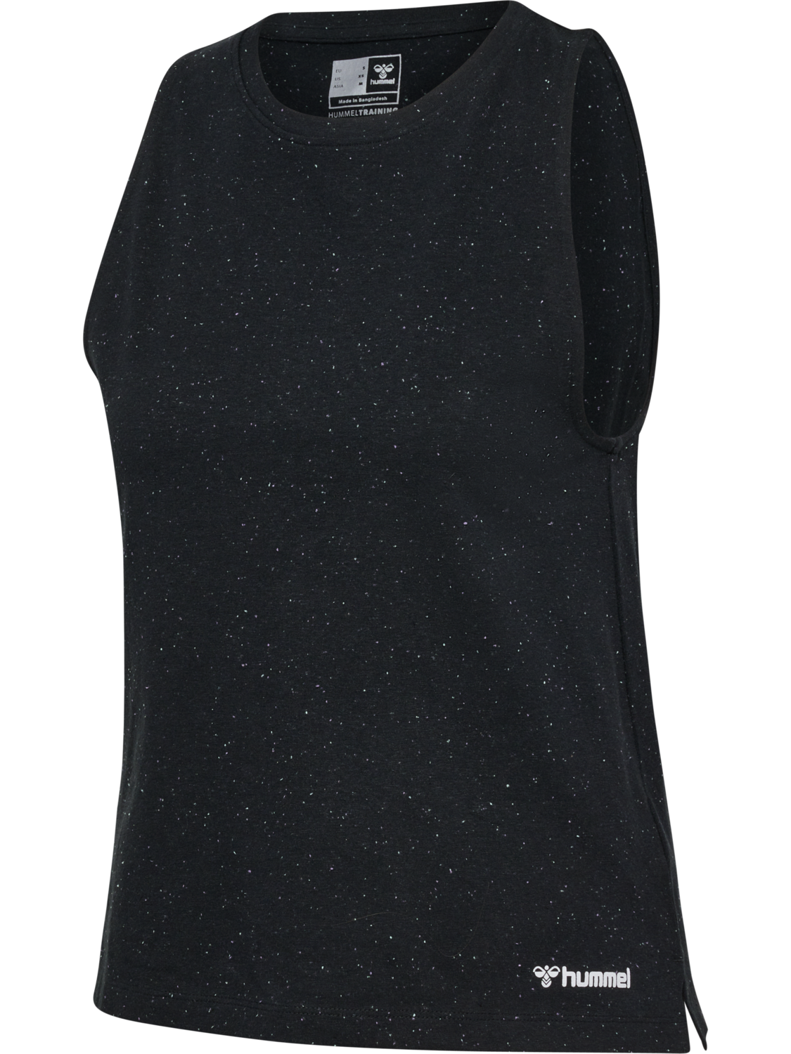 hmlMT ULTRA TOP, BLACK/MULTI COLOUR MELANGE, packshot