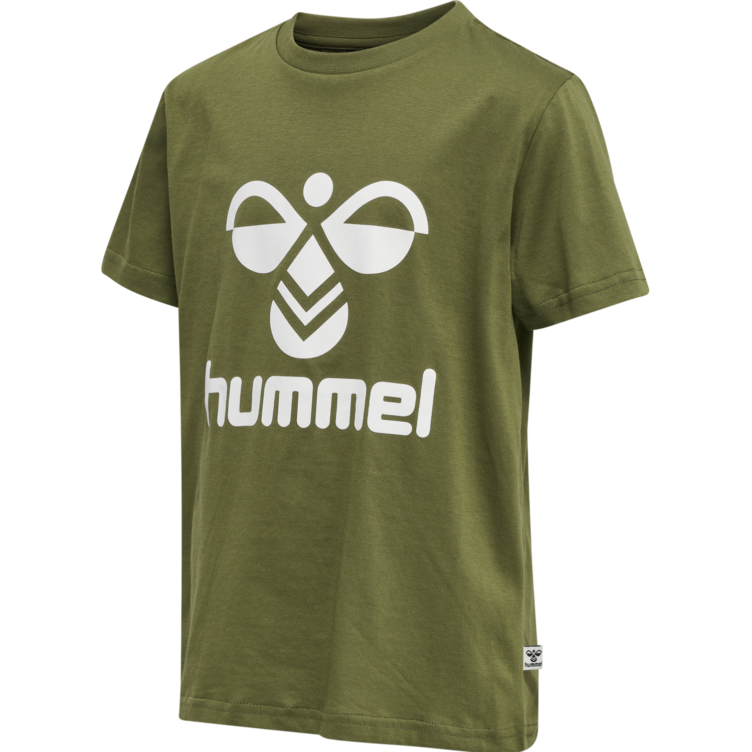 hmlTRES T-SHIRT S/S, CAPULET OLIVE, packshot