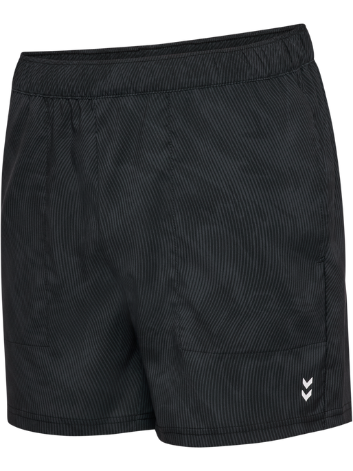 hmlPULSE AOP WORKOUT SHORTS SET, BLACK/EBONY, packshot