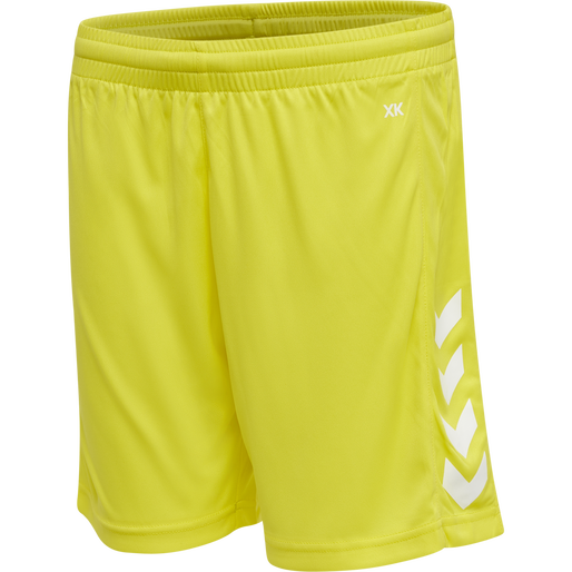 hmlCORE XK POLY SHORTS KIDS, BLAZING YELLOW, packshot