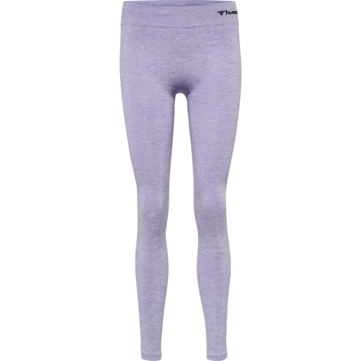 hmlCI SEAMLESS MID WAIST TIGHTS, LAVENDER MELANGE, packshot