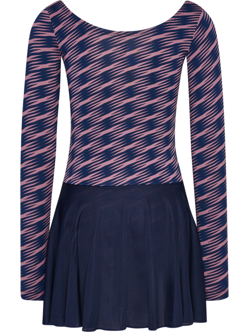 hmlJR MIX GYMSUIT L/S, WISTFUL MAUVE hmlJR MIX GYMSUIT L/S, WISTFUL MAUVE, packshot