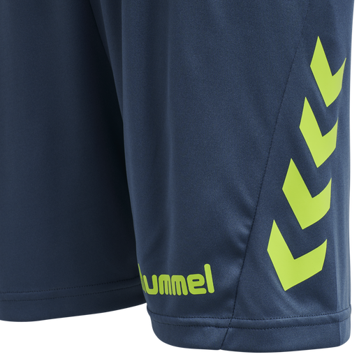 hmlPROMO KIDS DUO SET, LIME PUNCH/DARK DENIM, packshot