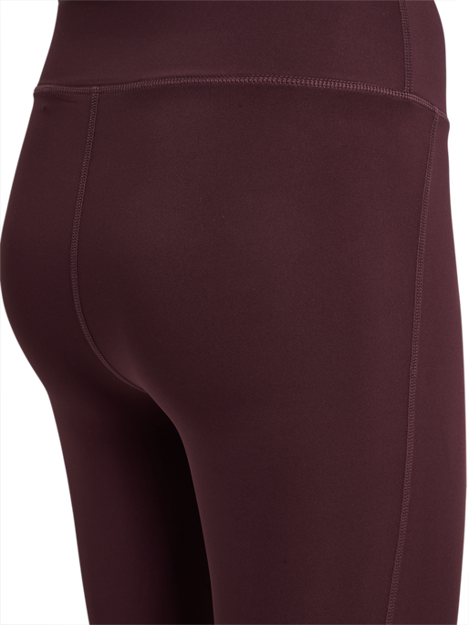 hmlPULSE HIGH WAIST TIGHTS, FUDGE, packshot