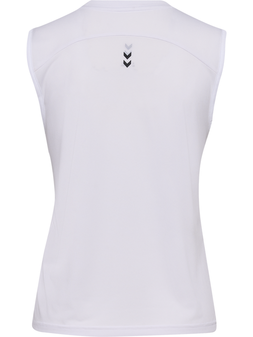 hmlPULSE WORKOUT W TANKTOP, WHITE, packshot