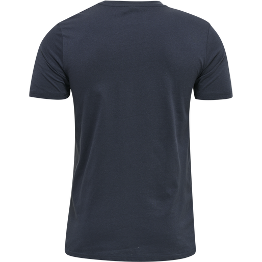 hmlLEGACY 2-PACK T-SHIRT, GREY MELANGE/BLUE NIGHTS hmlLEGACY 2-PACK T-SHIRT, GREY MELANGE/BLUE NIGHTS, packshot