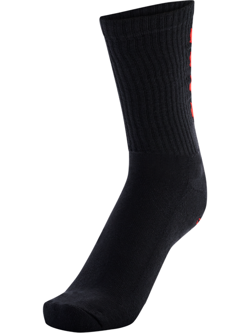 1FCK FUNDAMENTAL SOCKS 3-PACK, BLACK/RED 1FCK FUNDAMENTAL SOCKS 3-PACK, BLACK/RED, packshot