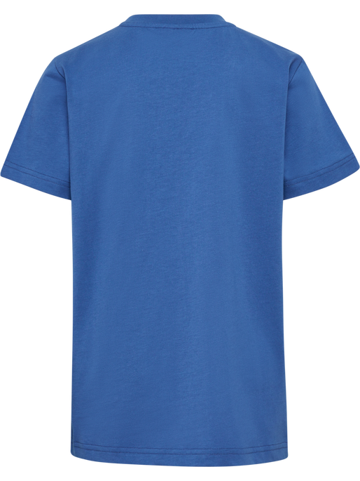 hmlPRINT T-SHIRT S/S, BRIGHT COBALT/BLACK IRIS, packshot