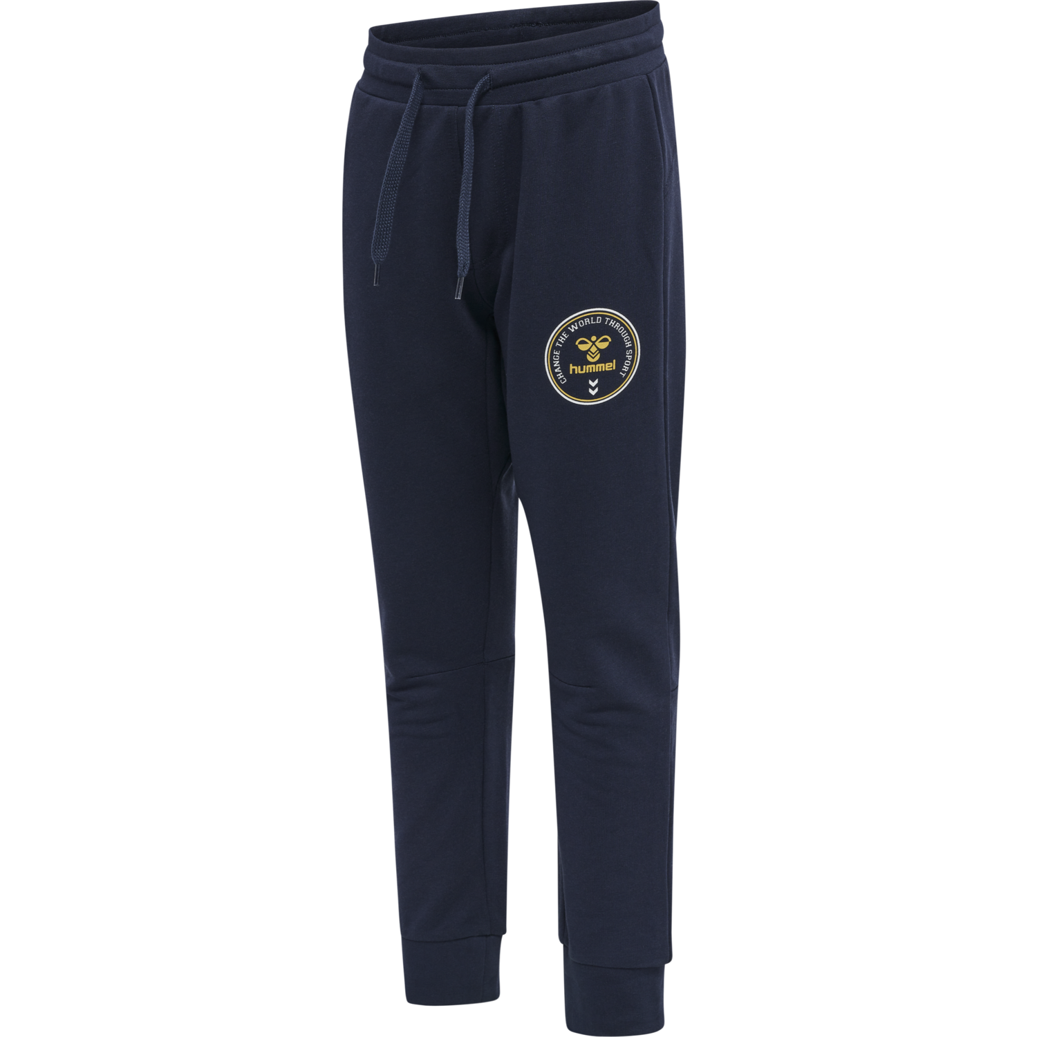 hmlMATH PANTS, BLACK IRIS, packshot