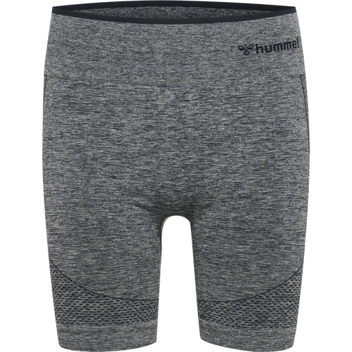 hmlMT UNA SEAMLESS MID WAIST SHORTS, BLUE NIGHTS MELANGE hmlMT UNA SEAMLESS MID WAIST SHORTS, BLUE NIGHTS MELANGE, packshot