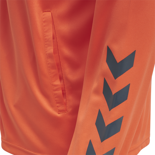 hmlPROMO POLY SUIT, NASTURTIUM/OMBRE BLUE, packshot