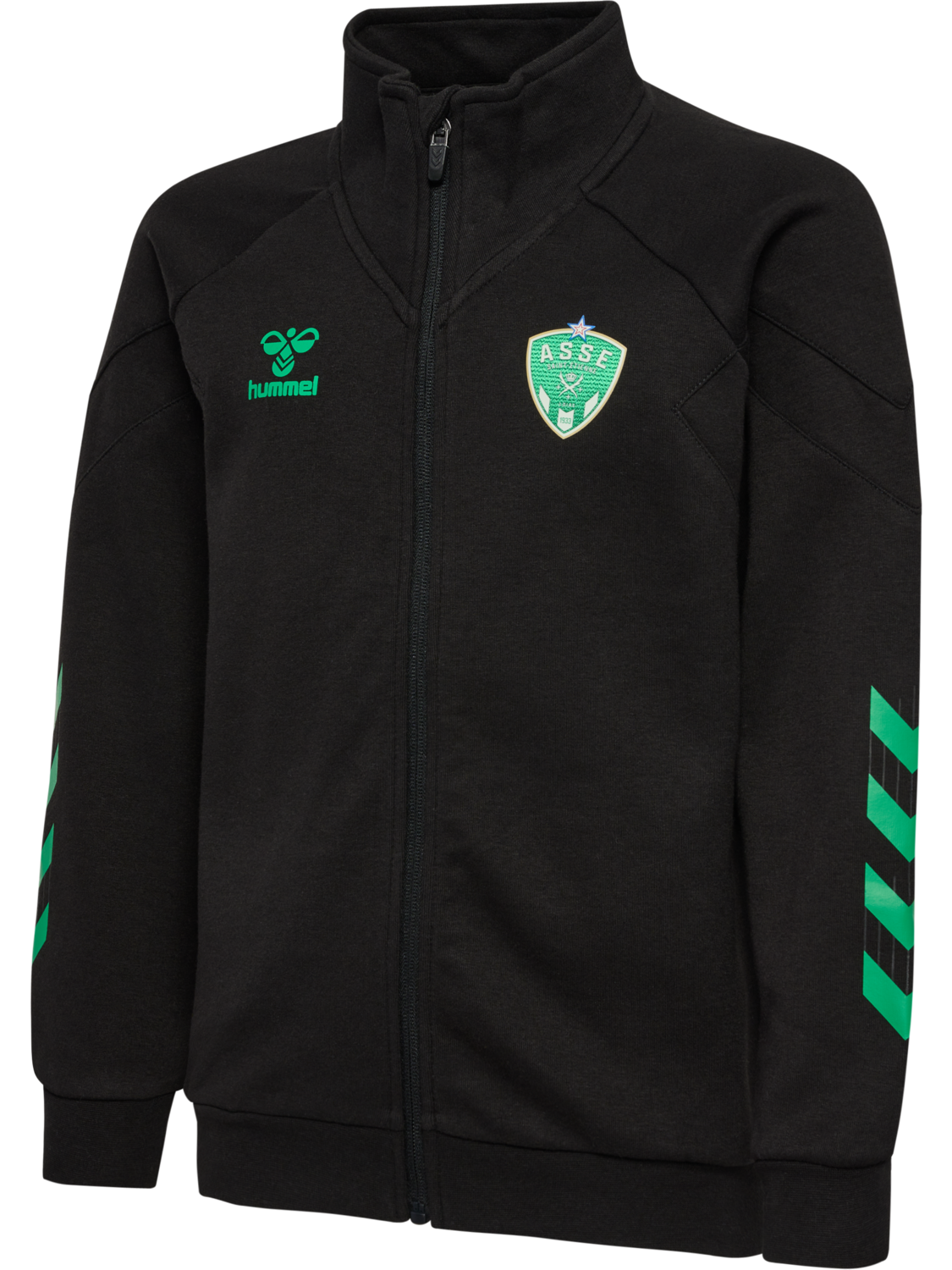 ASSE 23/24 TRAVEL ZIP JACKET KIDS, BLACK, packshot