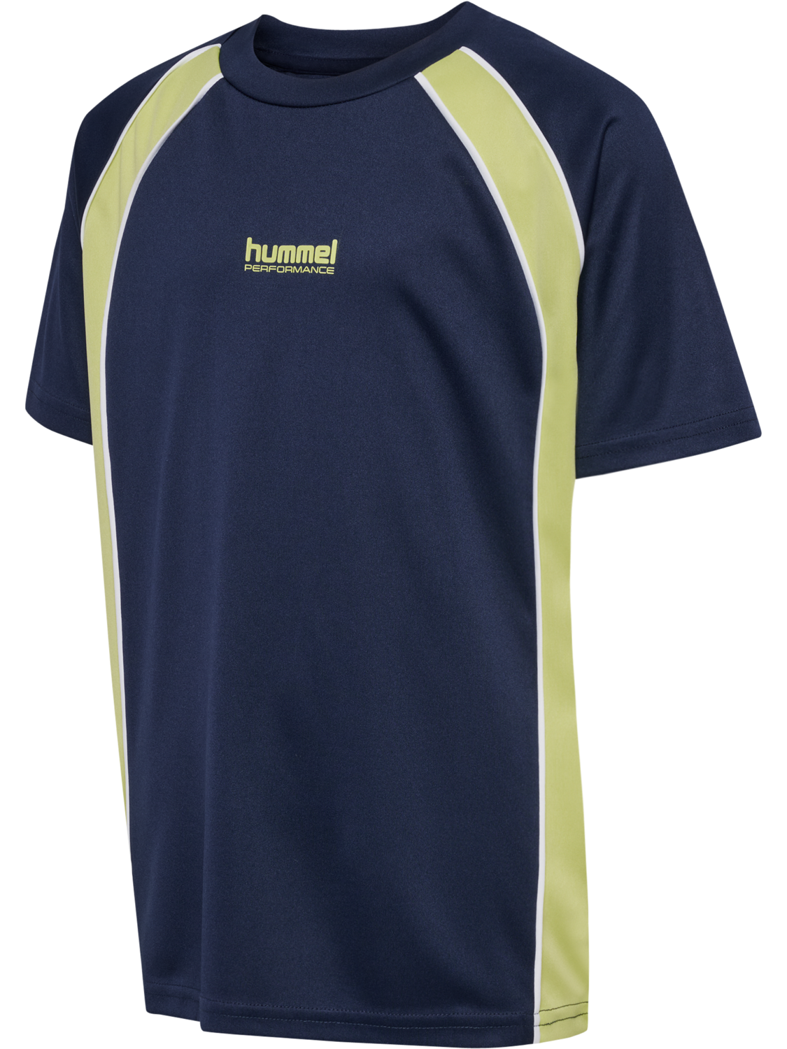 hmlJR GOAL PIPING T-SHIRT S/S, DRESS BLUES, packshot