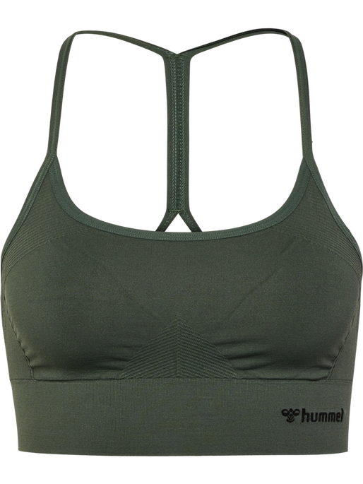 hmlTIFFY SEAMLESS SPORTS TOP, CLIMBING IVY, packshot