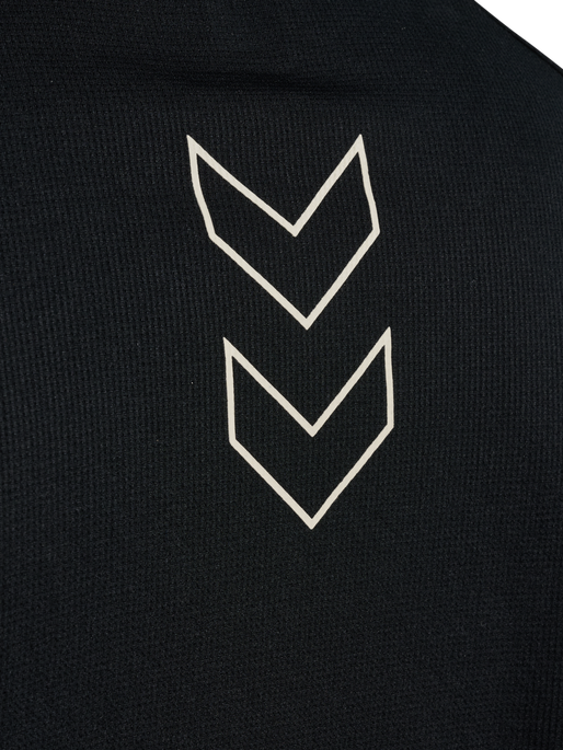 hmlCOURT LIGHT WEIGHT T-SHIRT L/S, LIGHT GREY/BLACK, packshot