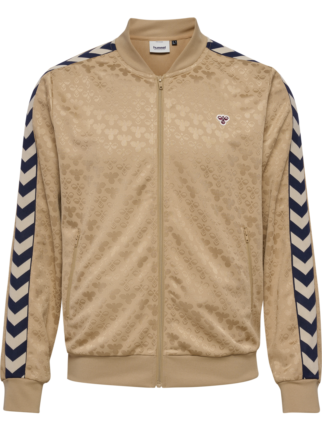 hmlARCHIVE REGULAR POLY JACKET AOP, CORNSTALK, packshot