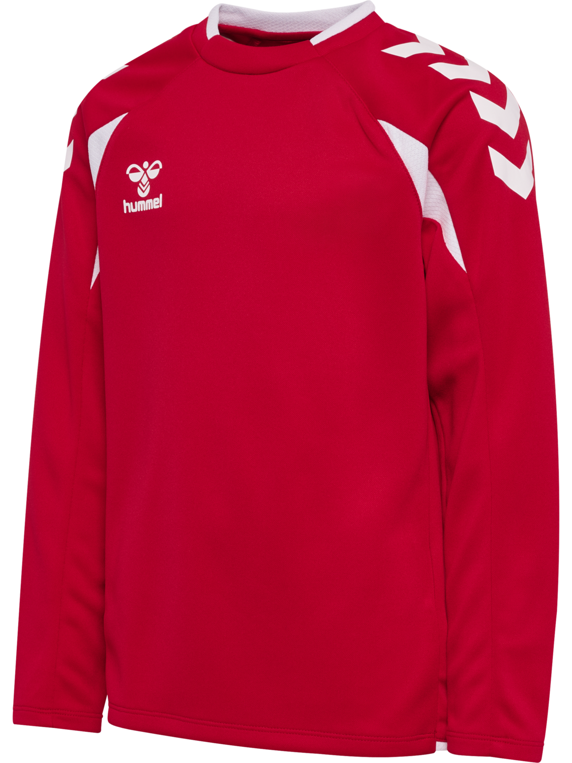 hmlCORE 2.0 CREW NECK KIDS, TRUE RED/WHITE, packshot