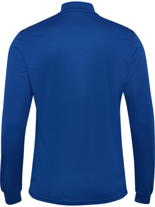 hmlAUTHENTIC HALF ZIP SWEAT, TRUE BLUE, packshot