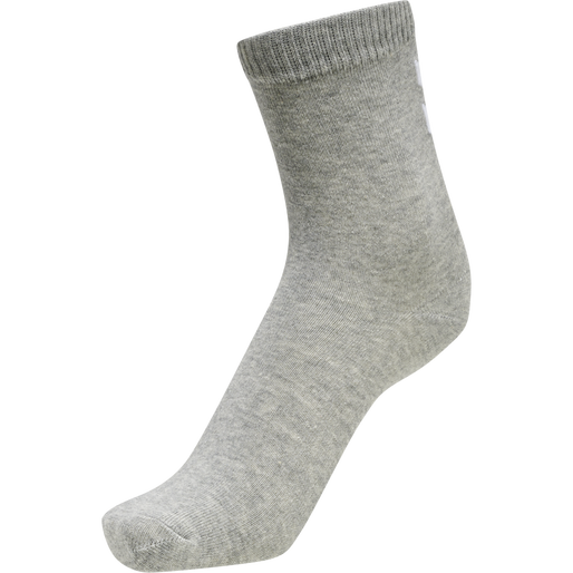 hmlMAKE MY DAY SOCK 5-PACK, GREY MELANGE hmlMAKE MY DAY SOCK 5-PACK, GREY MELANGE, packshot
