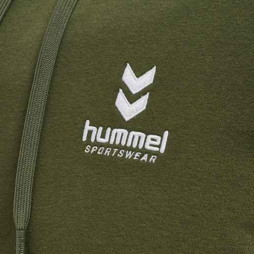 hmlOSCAR HOODIE, RIFLE GREEN, packshot