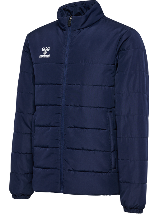 hmlESSENTIAL SHORT BENCH JKT KIDS, MARINE, packshot