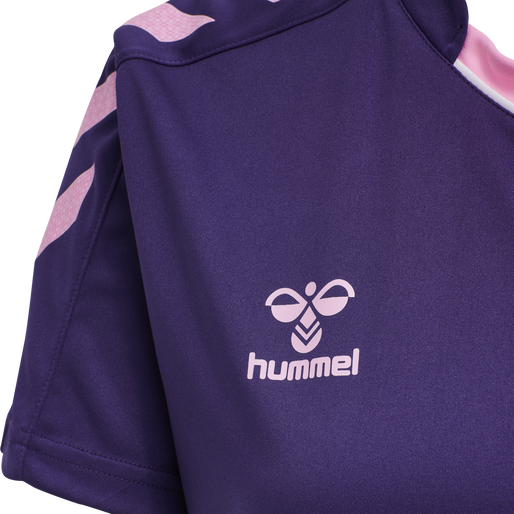 hmlCORE XK POLY JERSEY S/S WOMAN, ACAI, packshot