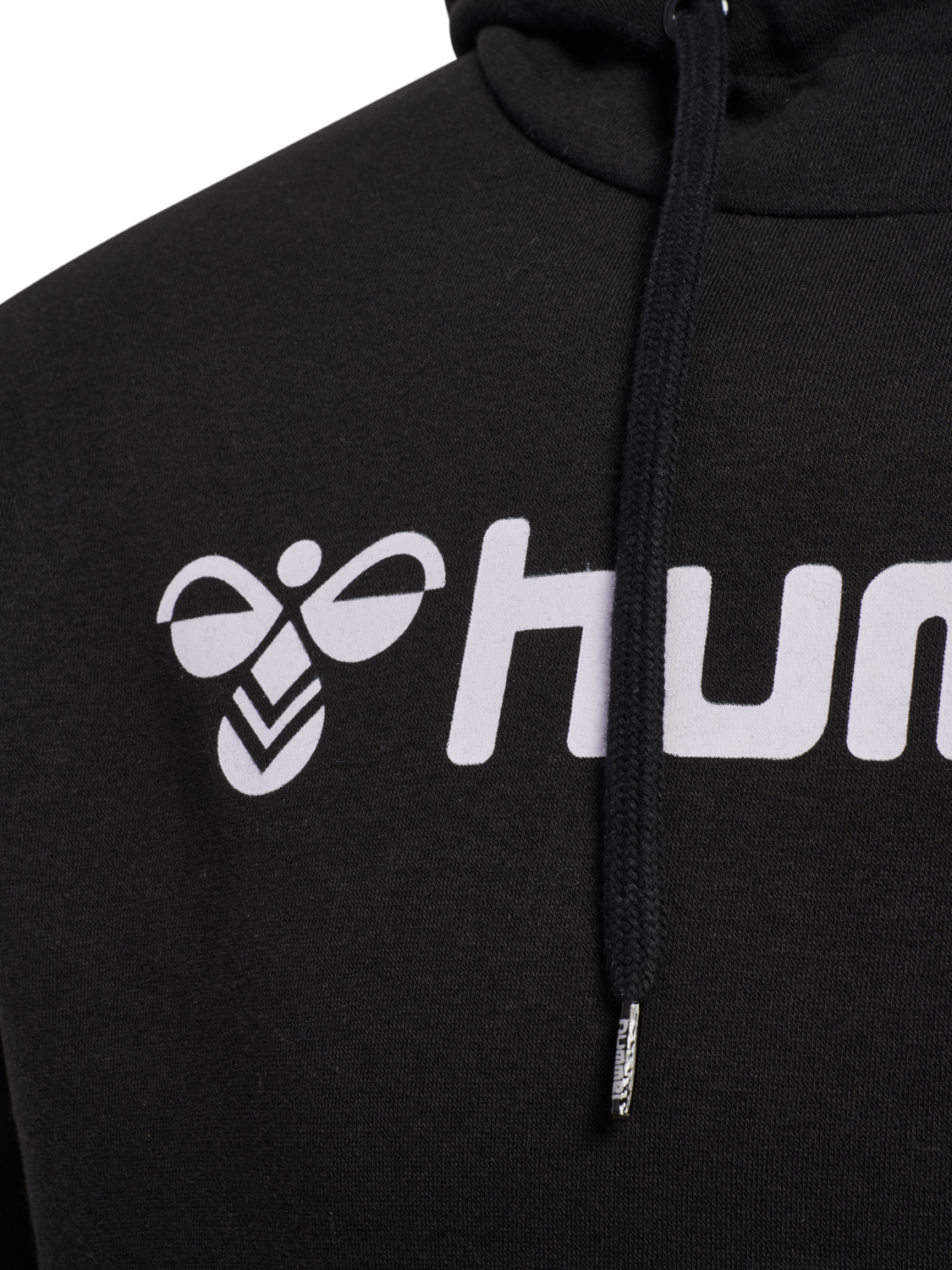 hmlMOVER COTTON HOODIE, BLACK, packshot