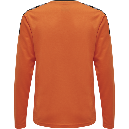 hmlAUTHENTIC KIDS POLY JERSEY L/S, TANGERINE, packshot