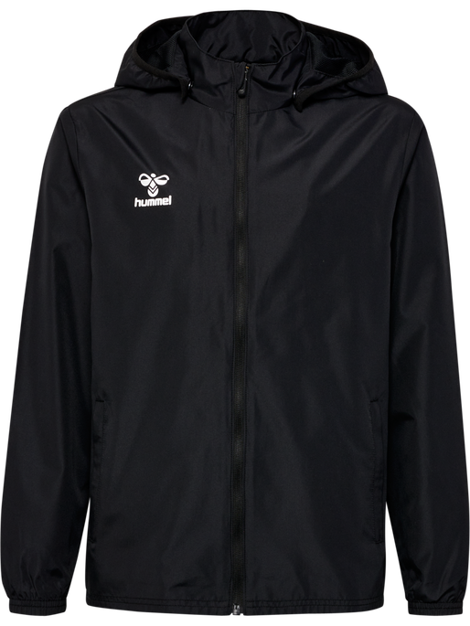 hmlESSENTIAL AW JACKET KIDS, BLACK, packshot