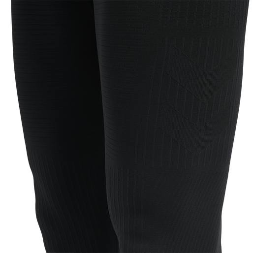hmlSTROKE SEAMLESS TIGHTS, BLACK, packshot