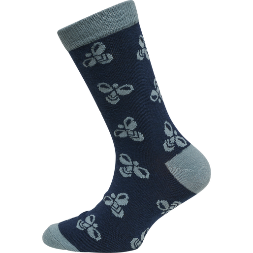 hmlALFIE SOCK 3-PACK, DEEP TEAL, packshot
