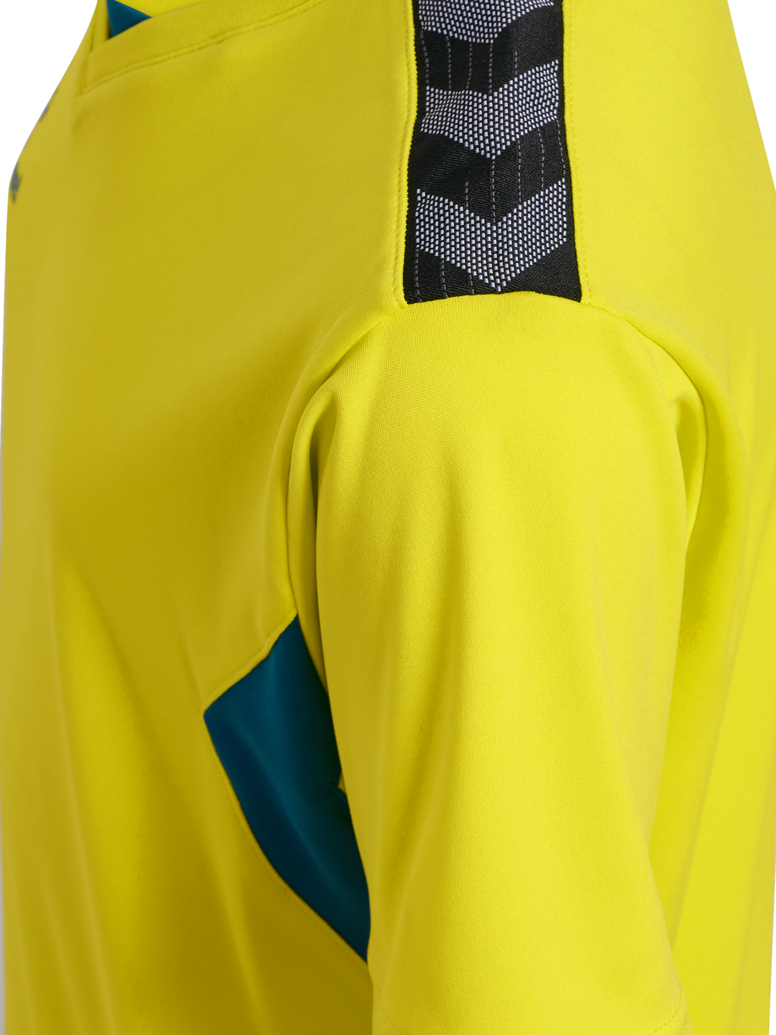 hmlAUTHENTIC PL JERSEY S/S KIDS, BLAZING YELLOW/TRUE BLUE, packshot