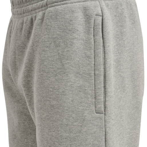 hmlRED BASIC SWEAT PANTS, GREY MELANGE, packshot