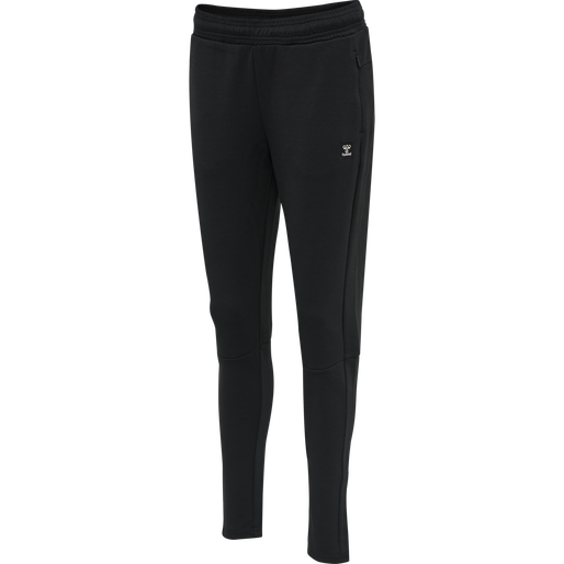 hmlESSI TAPERED PANTS, BLACK, packshot