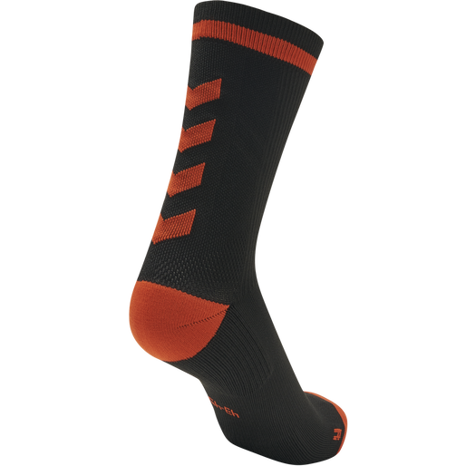 ELITE INDOOR SOCK LOW, BLACK, packshot