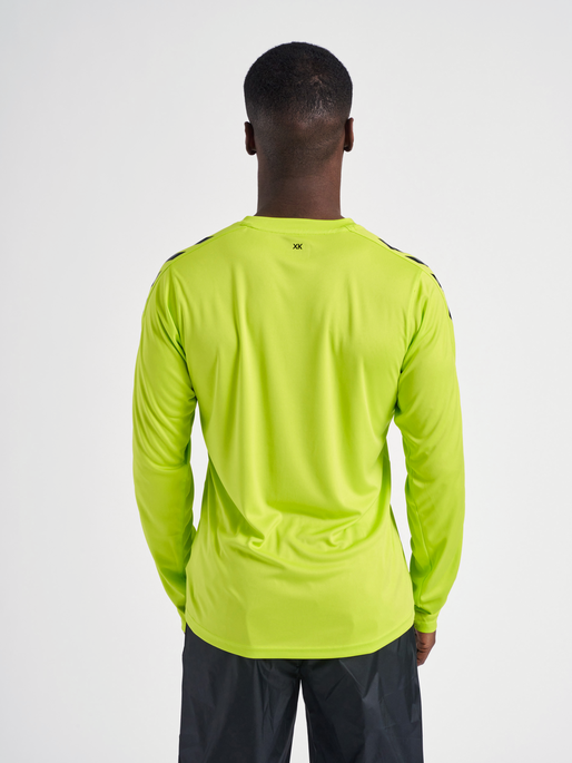 hmlCORE XK POLY JERSEY L/S, LIME POPSICLE, model