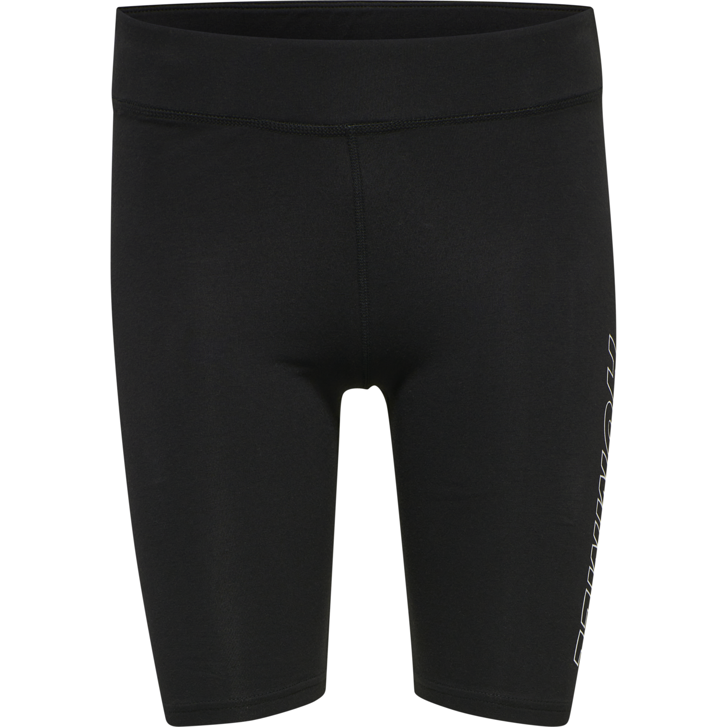 hmlTE MAJA MW COTTON TIGHT SHORTS, BLACK, packshot