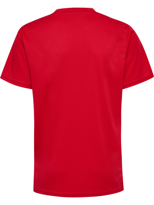 hmlESSENTIAL JERSEY S/S KIDS, TRUE RED, packshot