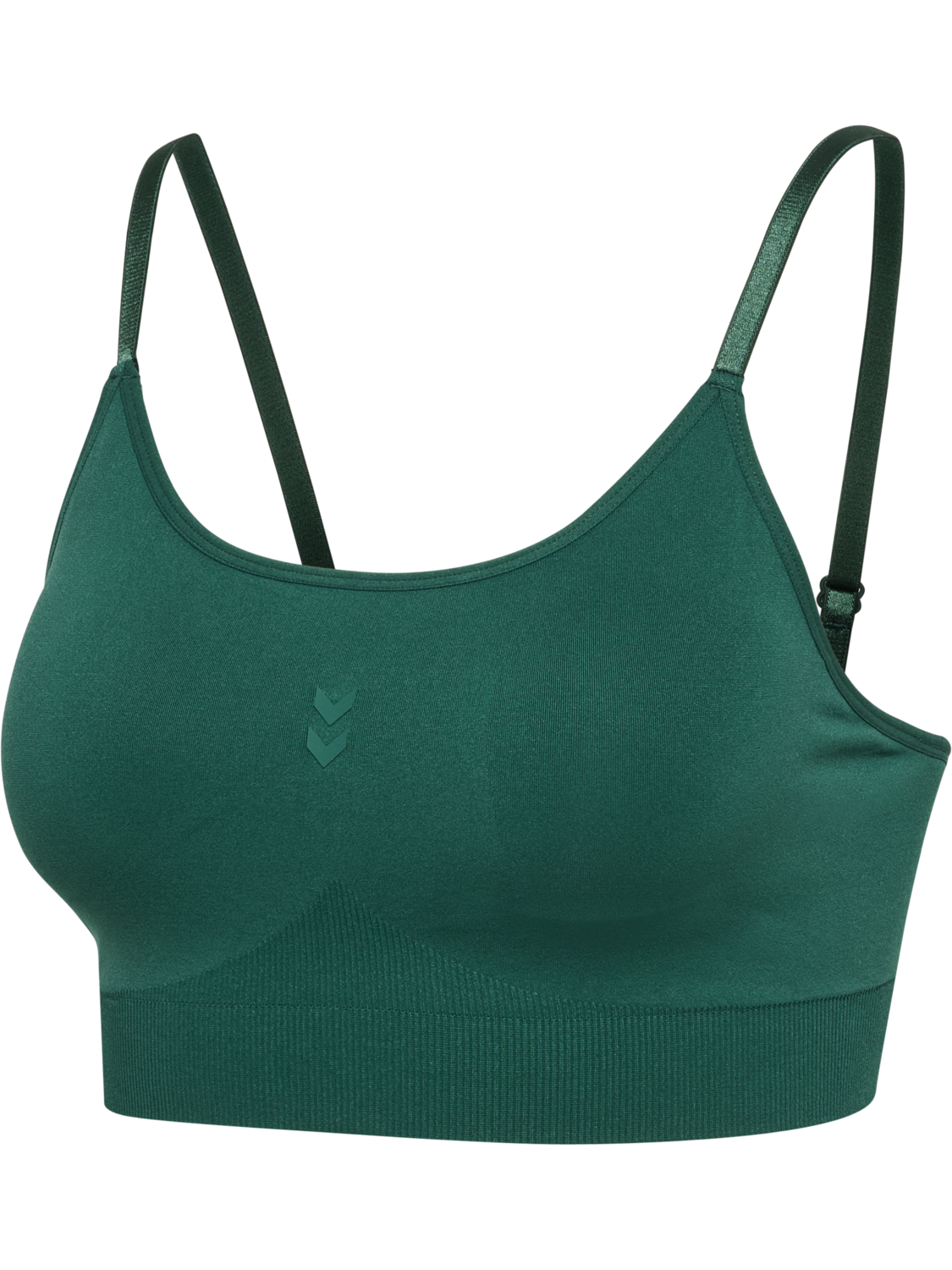 hmlFLOW PADDED BRA, BISTRO GREEN, packshot