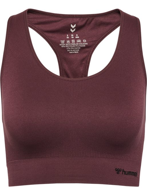 hmlTIF SEAMLESS SPORTS TOP, FUDGE hmlTIF SEAMLESS SPORTS TOP, FUDGE, packshot