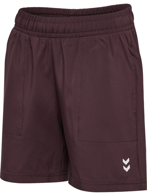 hmlJR PULSE WORKOUT SHORTS, FUDGE hmlJR PULSE WORKOUT SHORTS, FUDGE, packshot