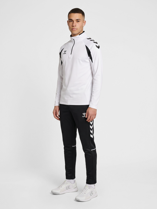 hmlCORE 2.0 HALF ZIP, WHITE/BLACK, model