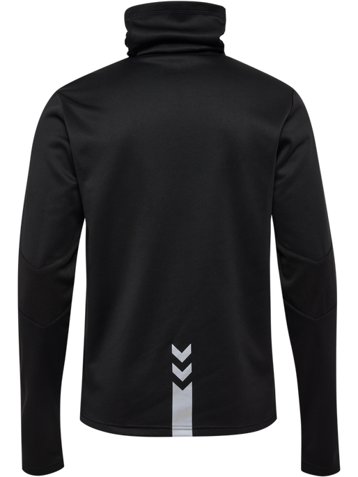 hmlACTIVE WINTER CREW SWEAT, BLACK hmlACTIVE WINTER CREW SWEAT, BLACK, packshot