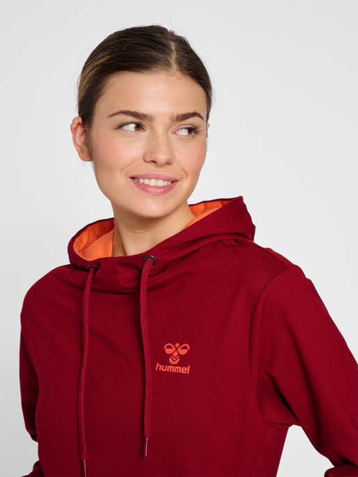 hummel OFFGRID COTTON HOODIE - RHUBARB | hummelsport.de