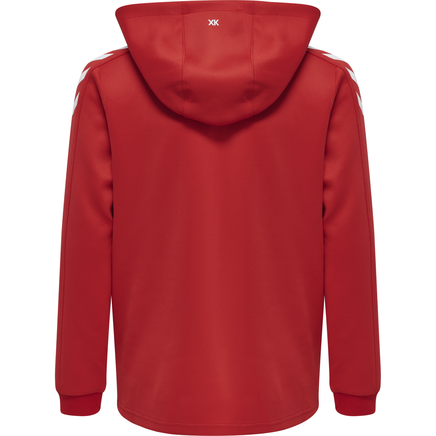 hmlCORE XK POLY ZIP HOOD SWEAT KIDS, TRUE RED, packshot