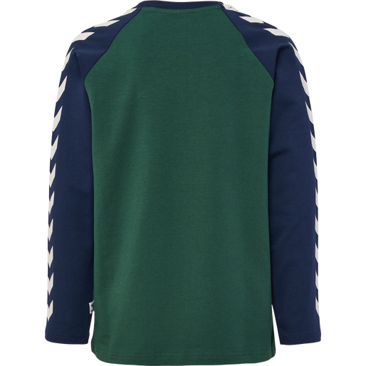 hmlBOYS T-SHIRT L/S, PINENEEDLE, packshot