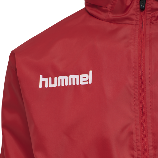 hmlPROMO RAIN JACKET, TRUE RED, packshot